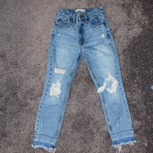 Abercrombie & Fitch high rise jeans